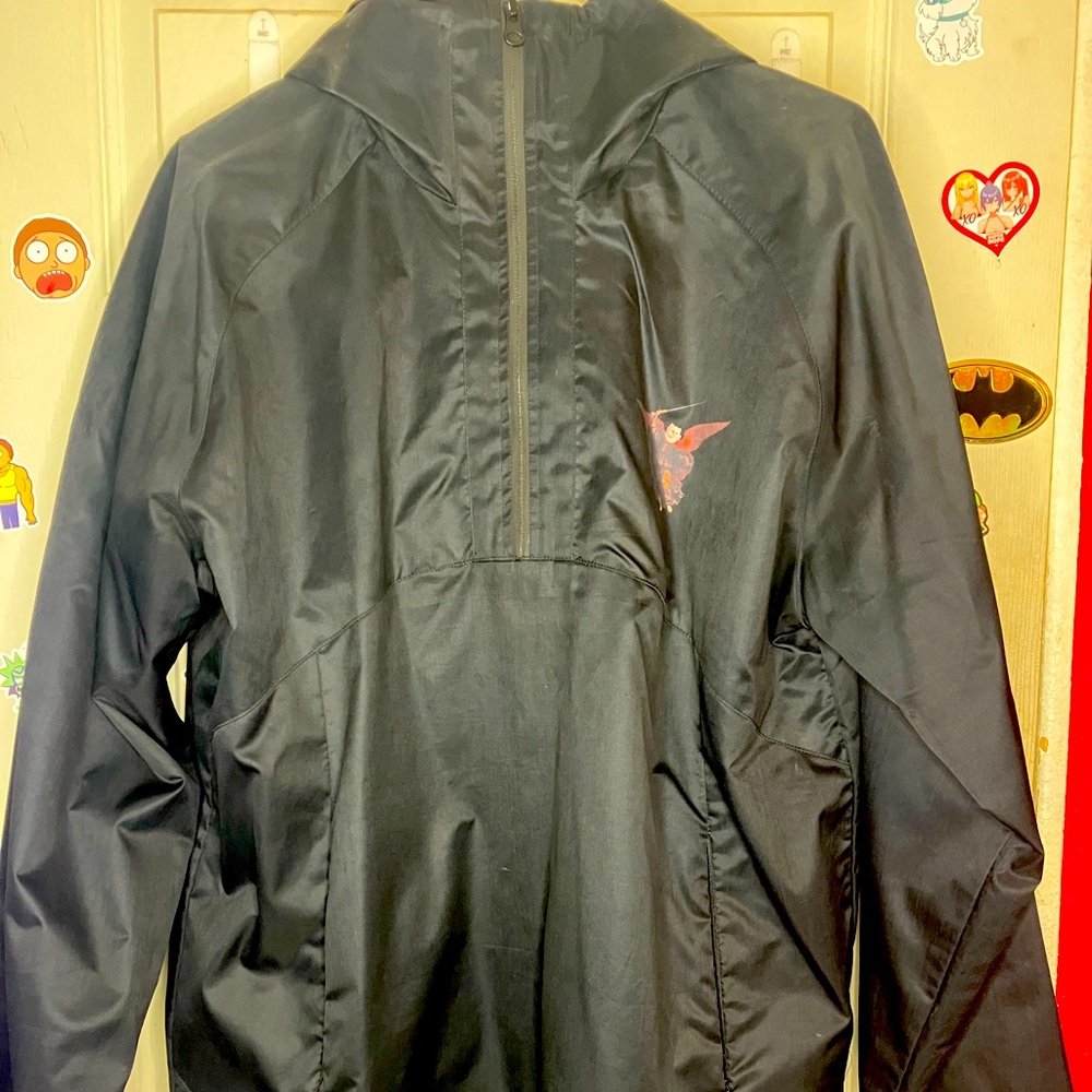 RIP N DIP Cat Angel Devil Fire Windbreaker Anorak Jacket Limited Edition Size L